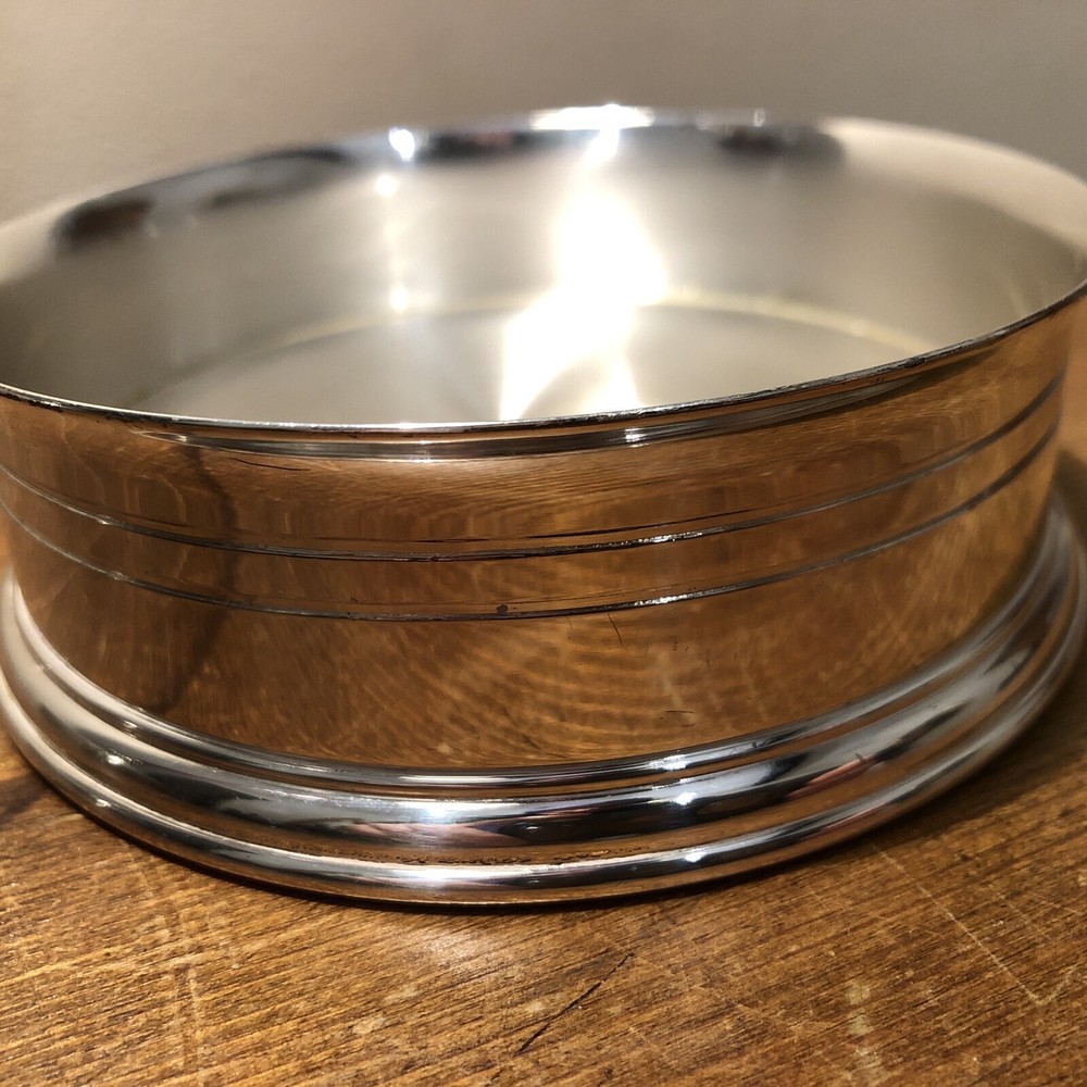 BSF Germany Silver plate Wine Bottle Coaster
