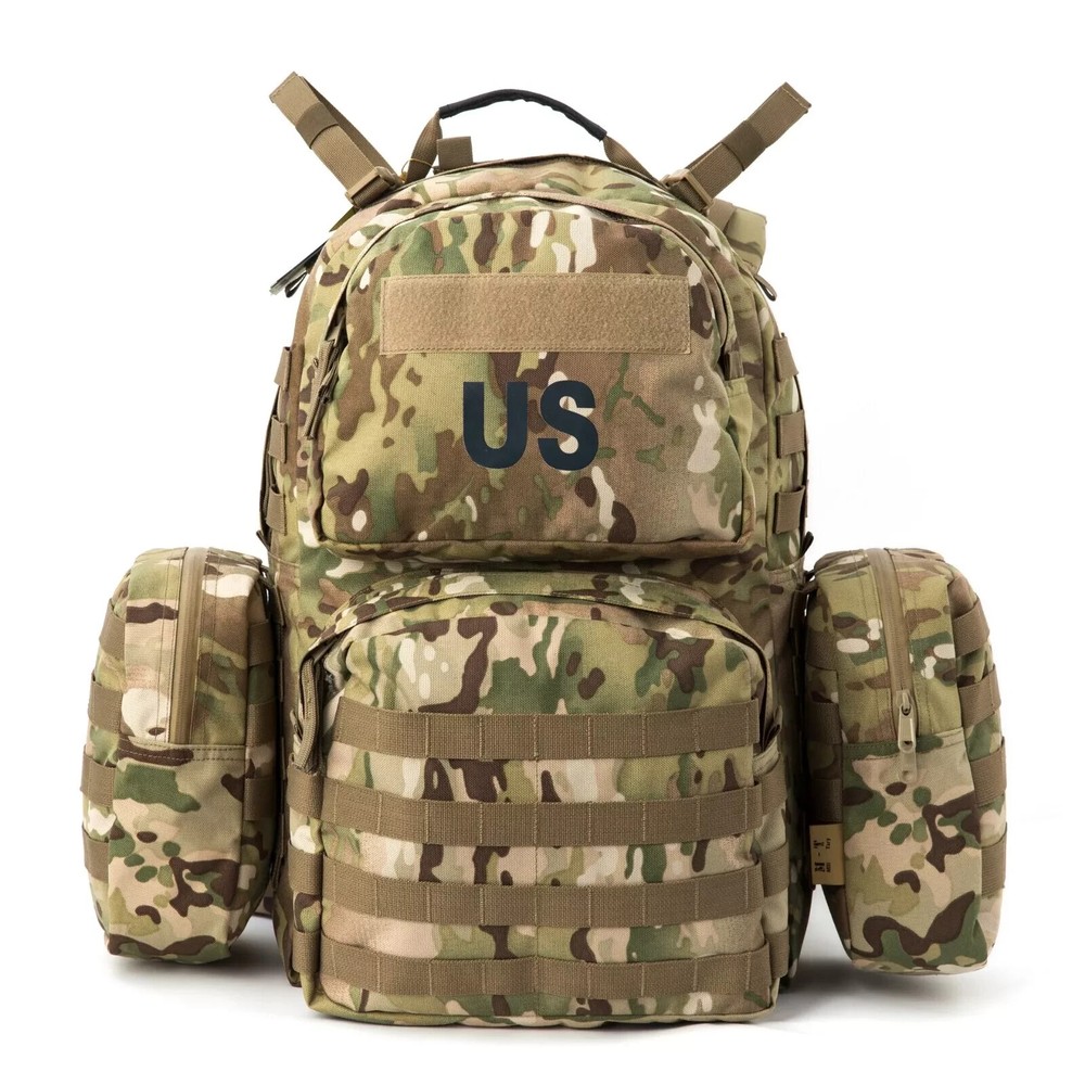 Upgraded MOLLE Medium Rucksack Backpack Internal Frame Capricorn Camo
