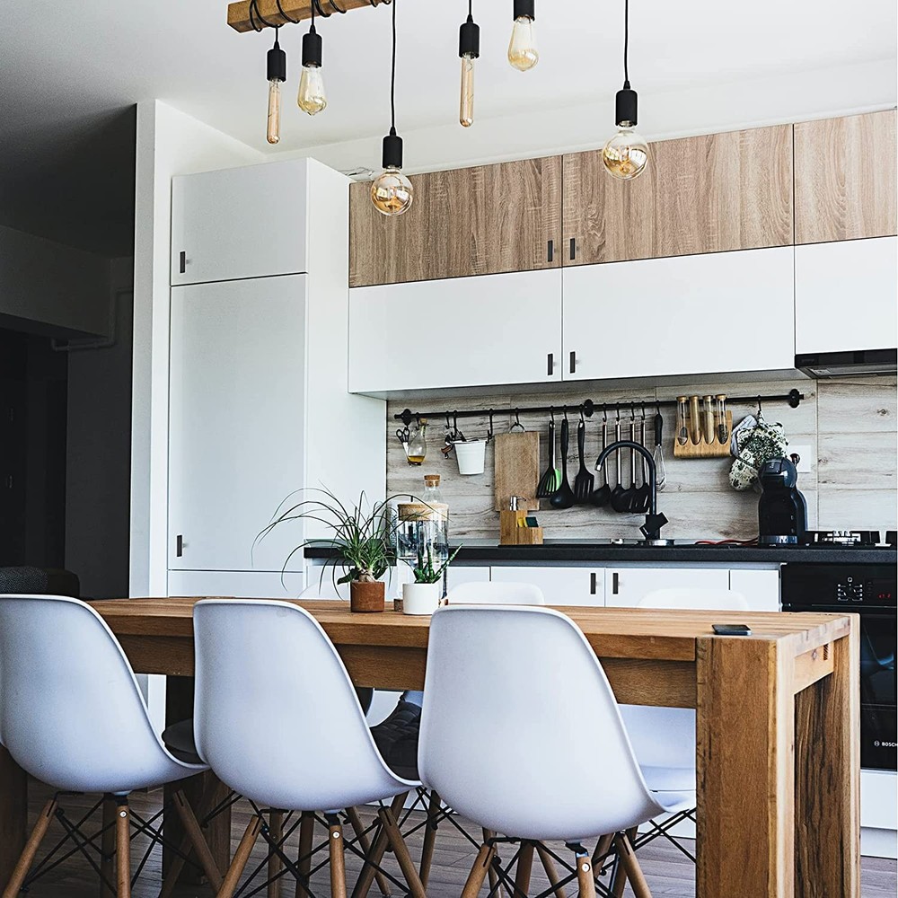 10 Pack Black Square Bar Cabinet Knobs 2 Inch Square Cabinet Pulls Matte Blac...