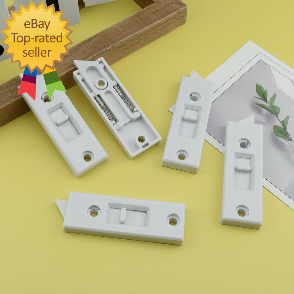 12 Pcs Window Latch Locks Spring Loaded Window Tilt Latch Replacement Part by