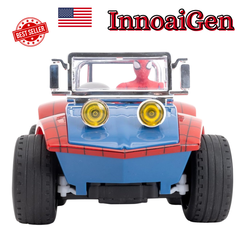 Jada Marvel Spider-Man Buggy Car Turbo Boost Remote Control Full-Function NIB