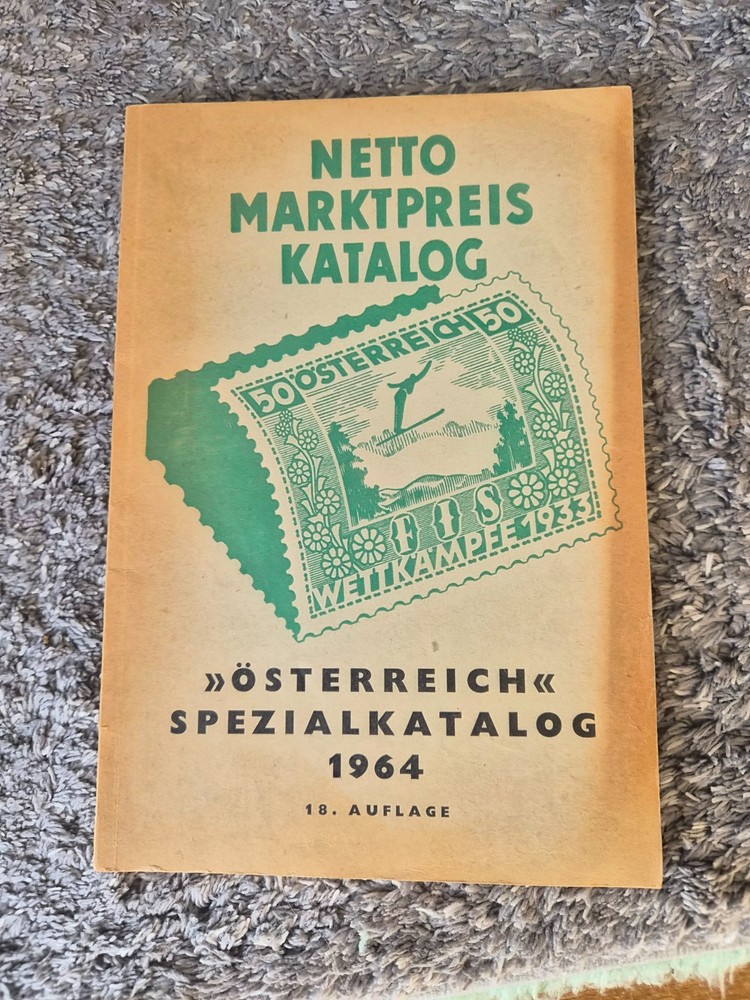 Netto Marktpreis Katalog Osterreich 1964.Austria Specialized Stamp Coin Catalog