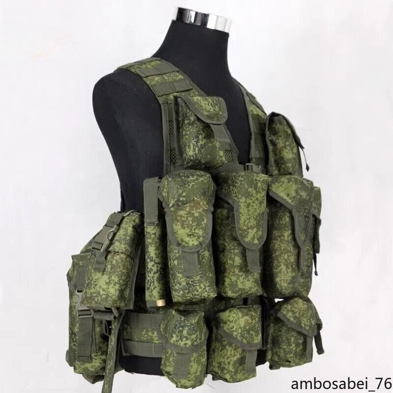 Replica Russian Tactical Vest 6SH117 Ratnik AK Combat Equipment CS Prop Vest