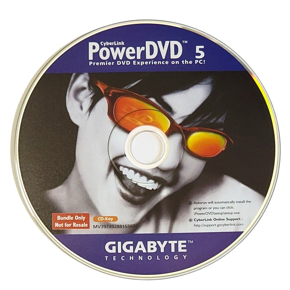 CyberLink PowerDVD 5 CD ROM