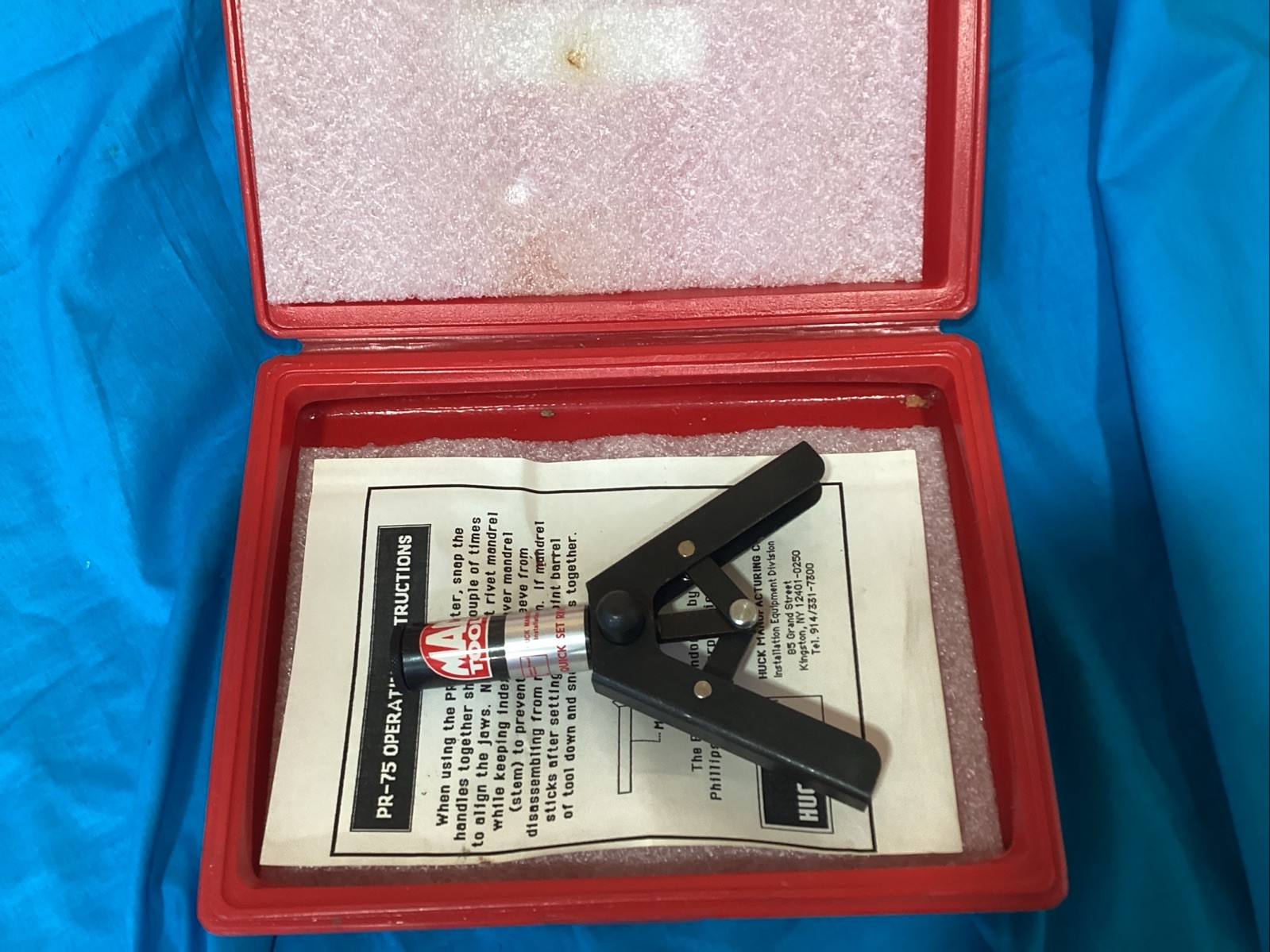 OEM MAC Tools RG-75K Plastic Rivet Tool Kit