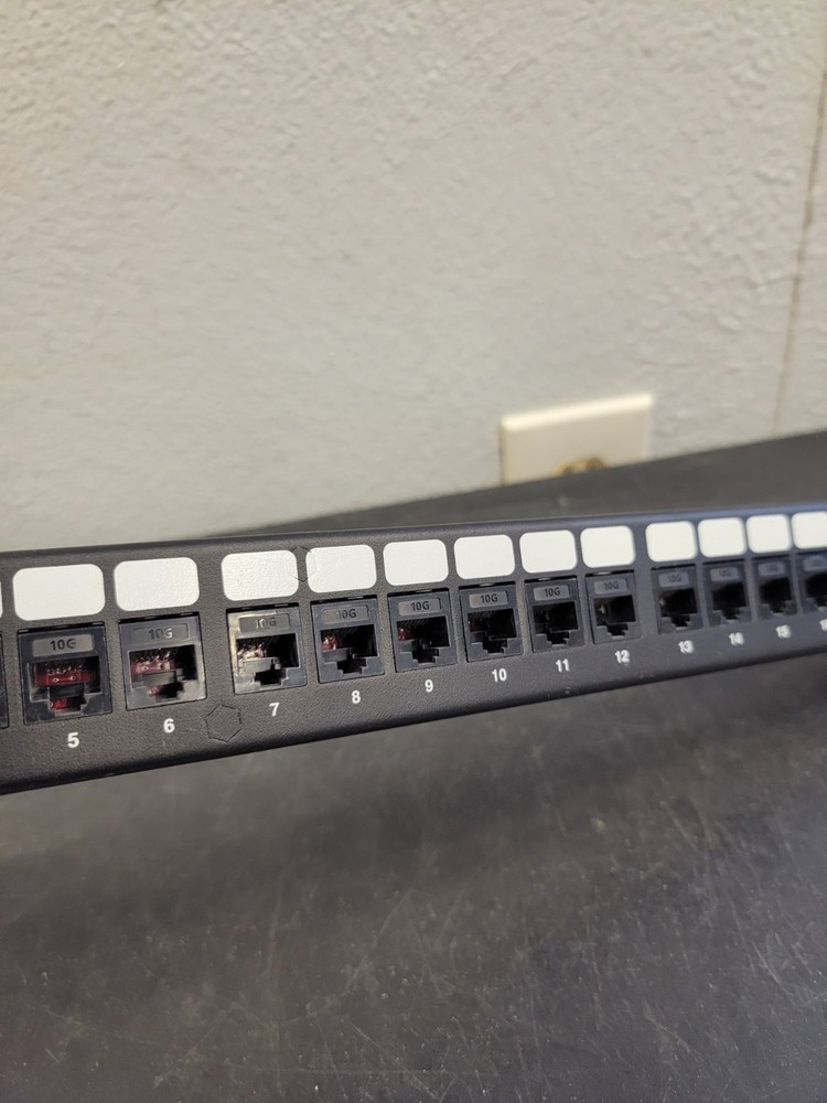 (4) Levinton Cat6 Universal Patch Panel 24-Port 10G Extreme