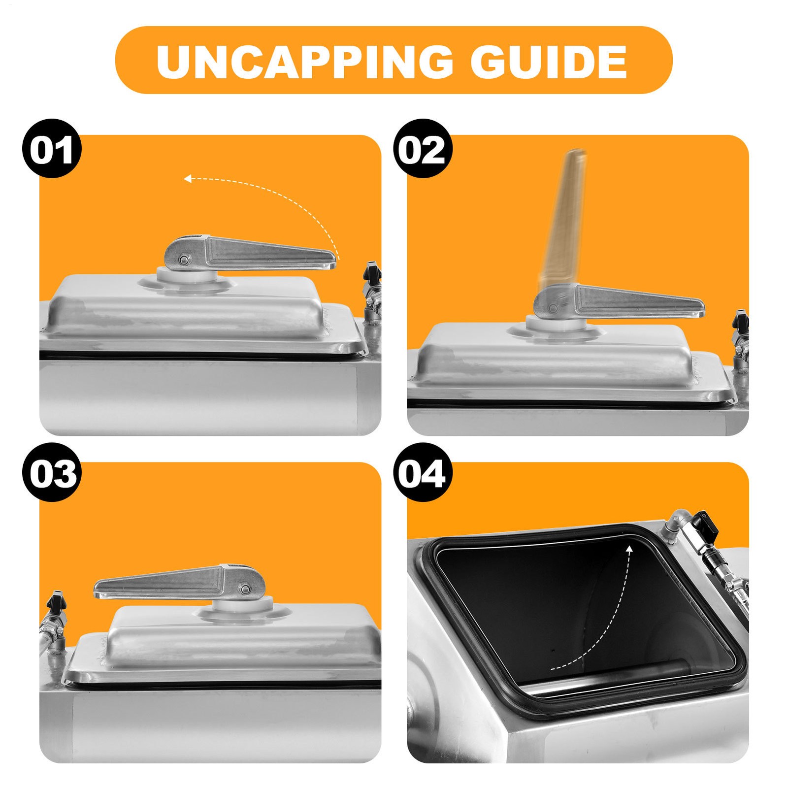 18L Meat Tumbler Marinator Vacuum Pump Curing Rolling Kneading Machine