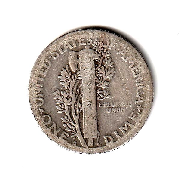 1918 S Mercury Dime