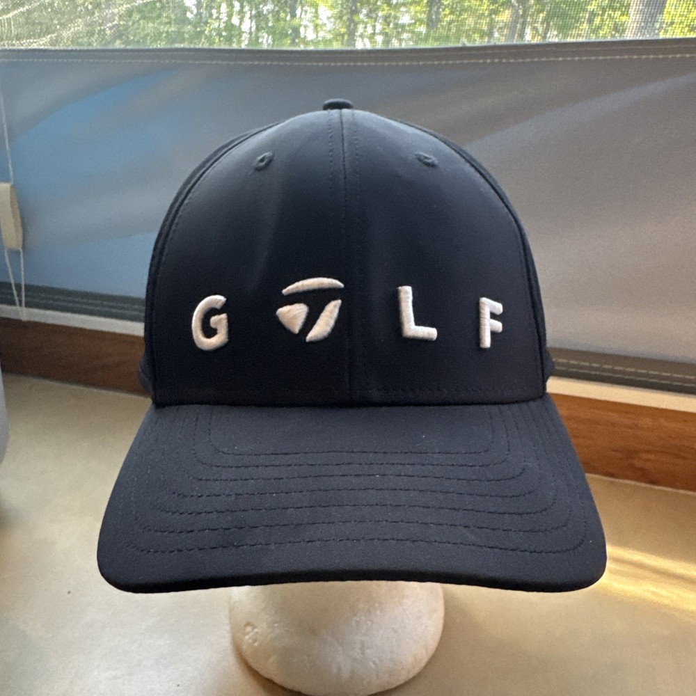 TaylorMade Golf Spell Out Adjustable SnapBack Hat Cap Black