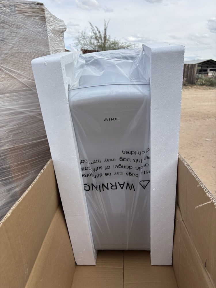 AIKE Hand Dryer silver in Packaging