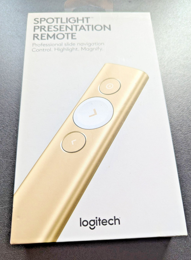 Logitech Spotlight Presentation Remote New In Box