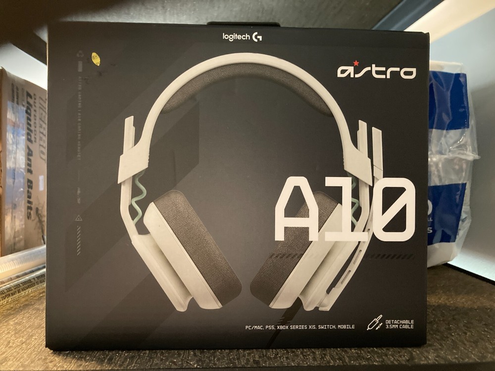Astro A10 Gen 2 Wired Over-Ear Gaming Headset - White