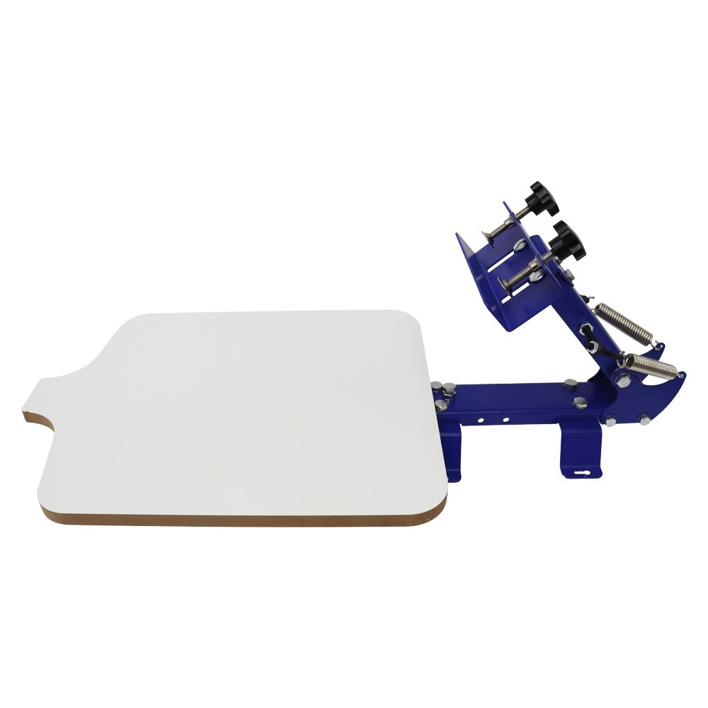1 Color Screen Printing Press Silk Screen Printer Adjustable Height 22×18''