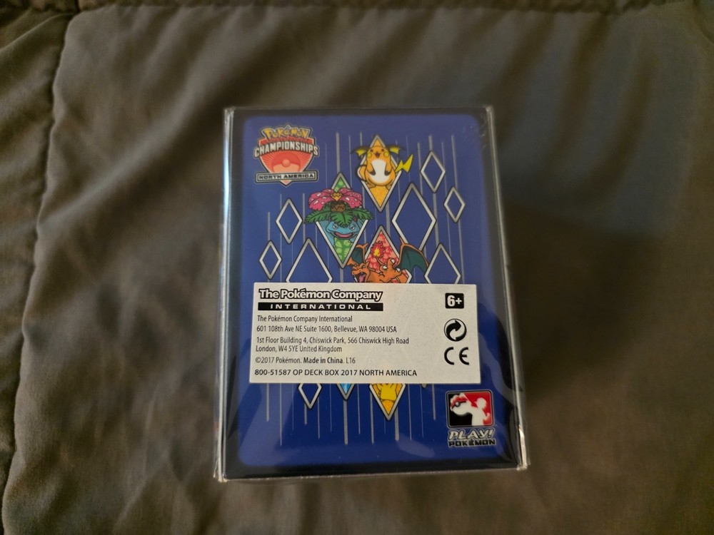 SEALED Pokemon NAIC 2017 Deck Box