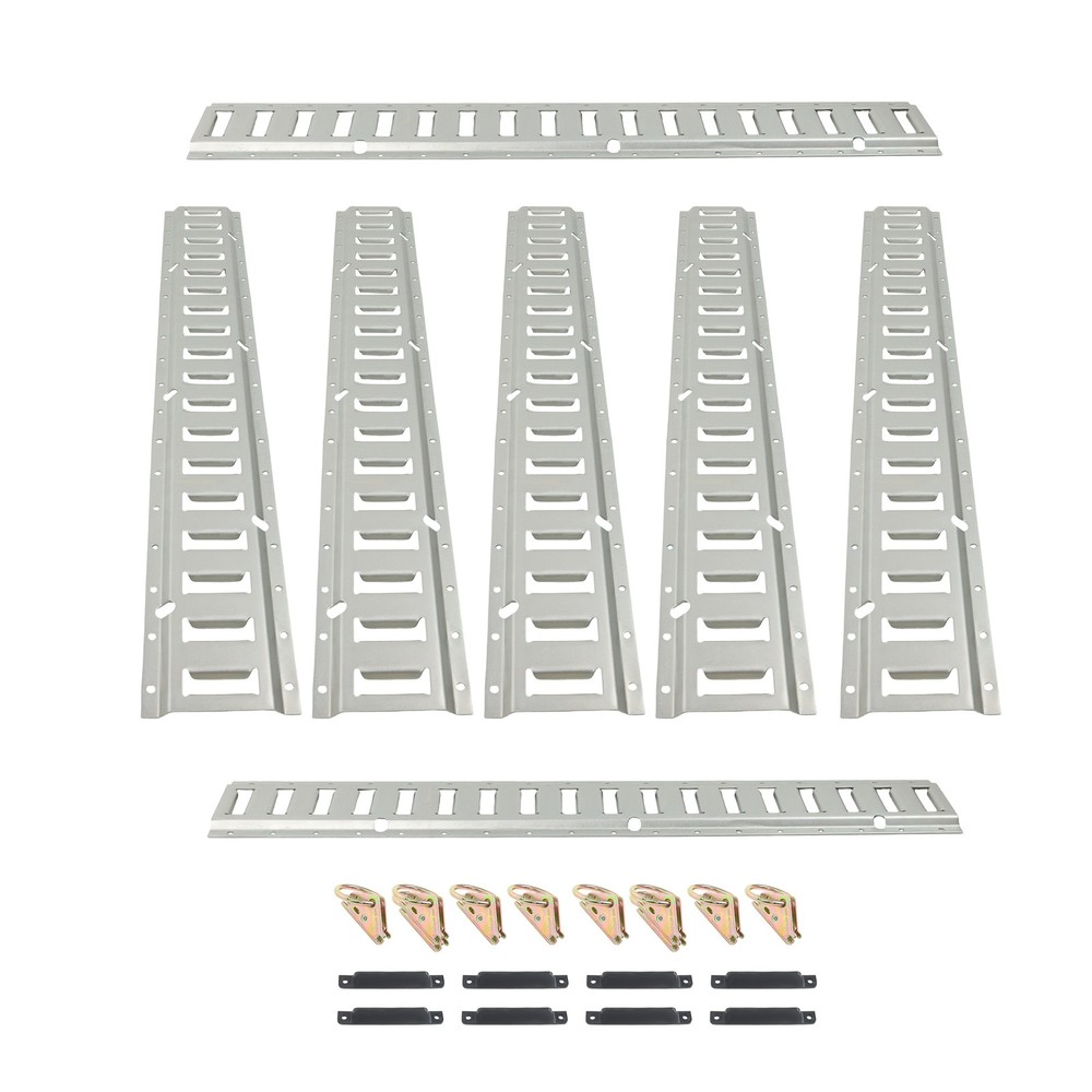 LABLT Heavy Loads 24 Pack 3' E Track Tie Down Rail System For Trucks Trailers