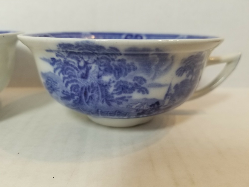 Blue And White Coffee Cups 2 Pcs.