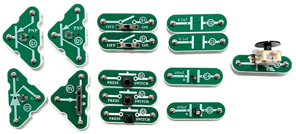 ELECTRONIC SNAP CIRCUITS - EXTRA PIECES FOR MODELS AND KITS! By ELENCO (2012)