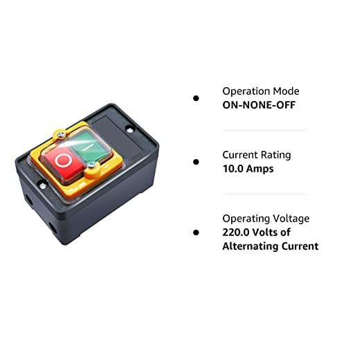 220V/380V Push Button Switch On Off Start Stop 3 Phase Motor Switch with Box