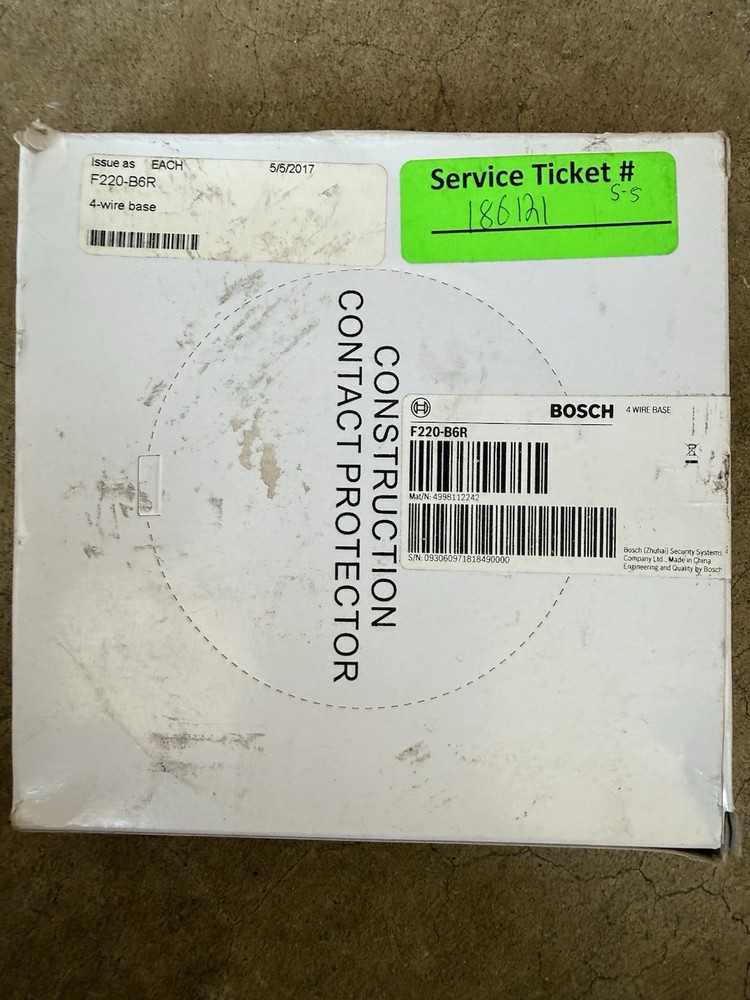 BOSCH SECURITY SYSTEMS F220-B6R  Four-wire Mounting Base