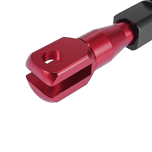 Universal Adjustable Kickstand Side Support Stand Set for Motorcycle CNC Red