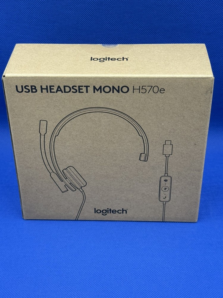 Logitech H570e USB Headset with Microphone for PC and Mac, USB-C Wired Headset
