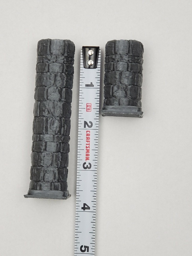 Openforge Dungeon Stone Pillars Round Tiles 3D Printed