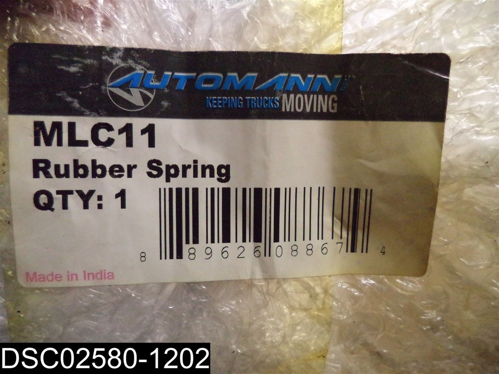 MLC11 Automann Rubber Spring 8" X 9-1/2" 2" Cut Core