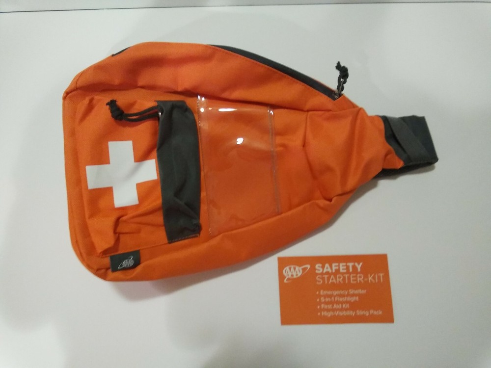 AAA Safety Starter Kit Emergency Sling Pack New