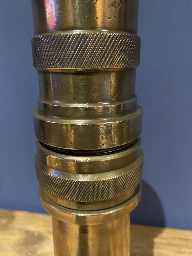 Antique Solid Brass Fire Hose Nozzle
