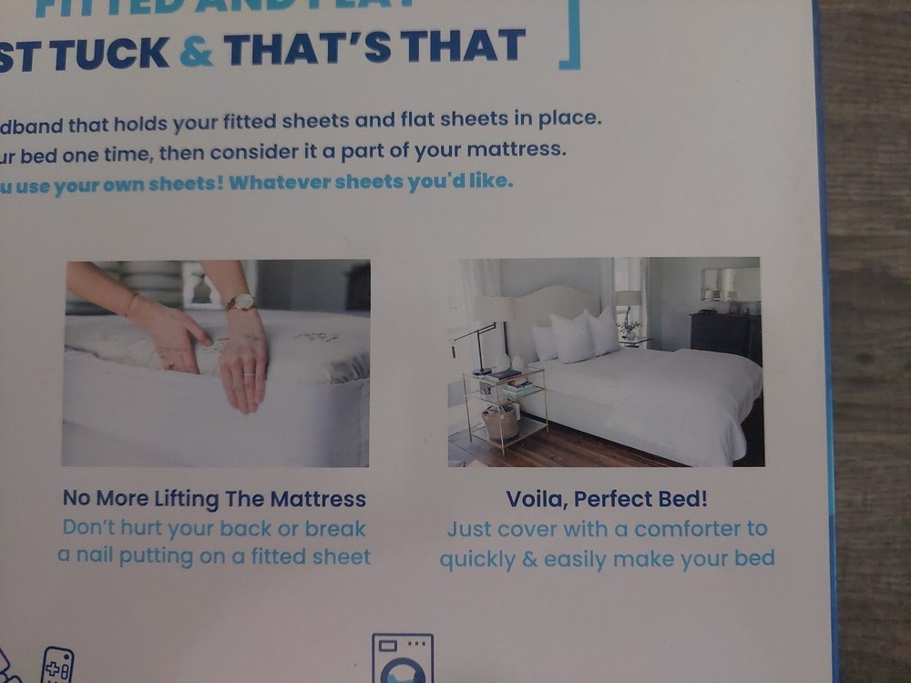 Better Bedder Bed Fitted Sheet - White, King