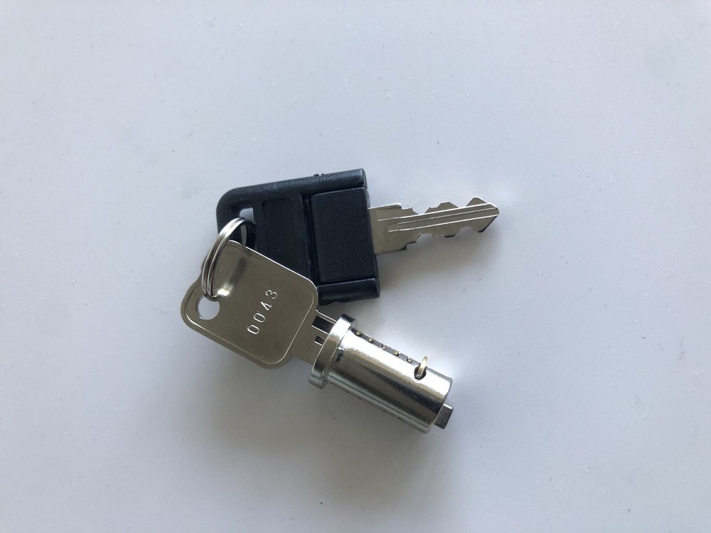 Alera VA501111 Core Removable Lock and Key Set, Silver, Two Keys