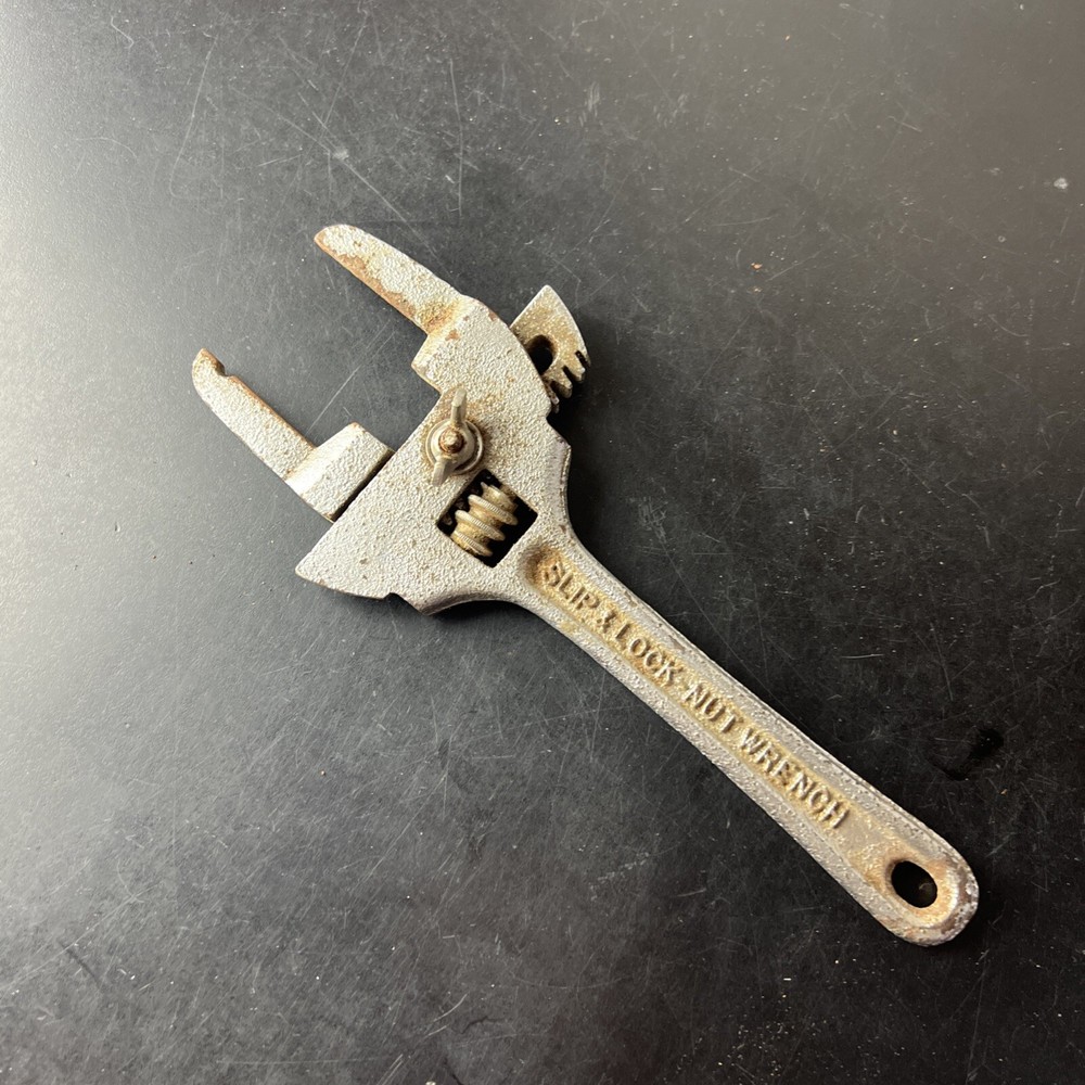 Plumber's Slip & Lock Nut Wrench.