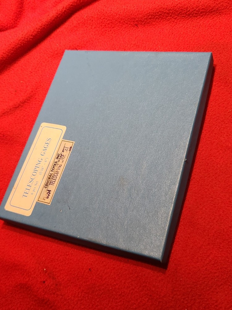 CENTRAL TOOLS No.6554 - 6 pc telescoping gage set - NEW