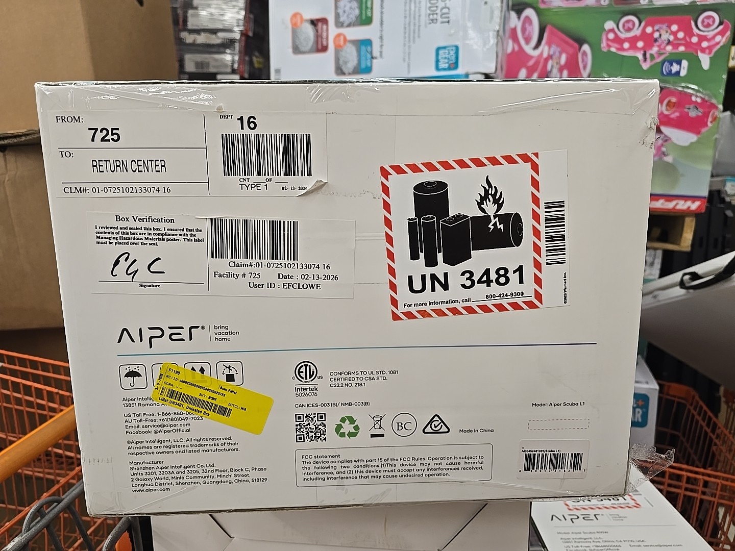 Aiper Scuba L1 Cordless Robotic Pool Cleaner for Above Ground Pools