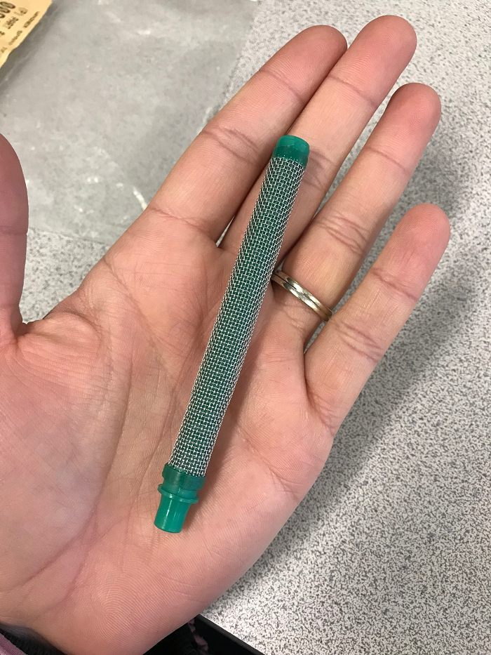 Wagner Spray Single In-Line Filter, Green 30 Mesh