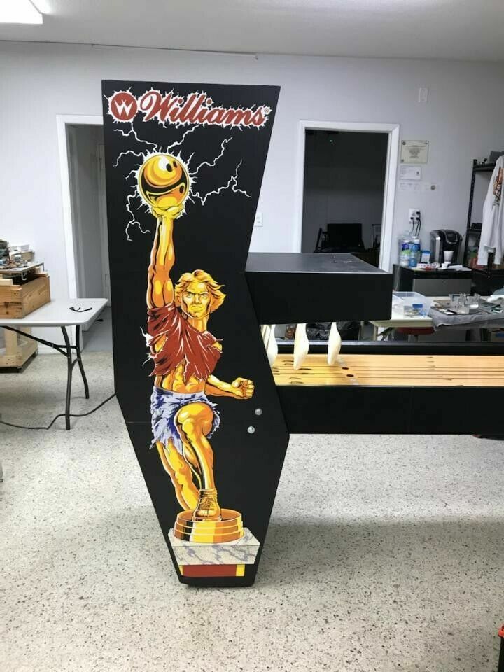 STRIKEMASTER Shuffle Bowler Machine CABINET Decal Set