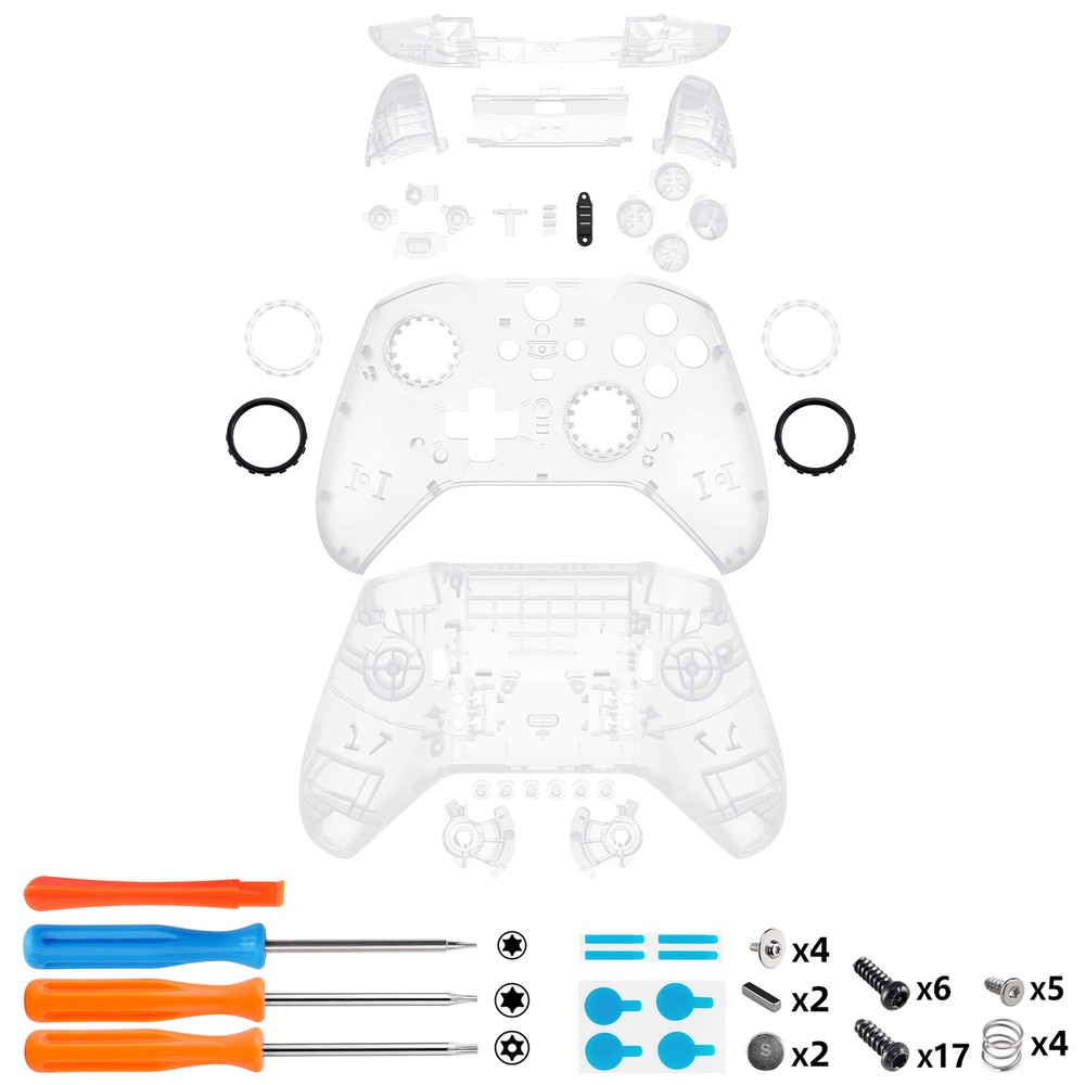 DIY Faceplate Full Set Shell Case Buttons for Xbox One Elite Series 2 Controller