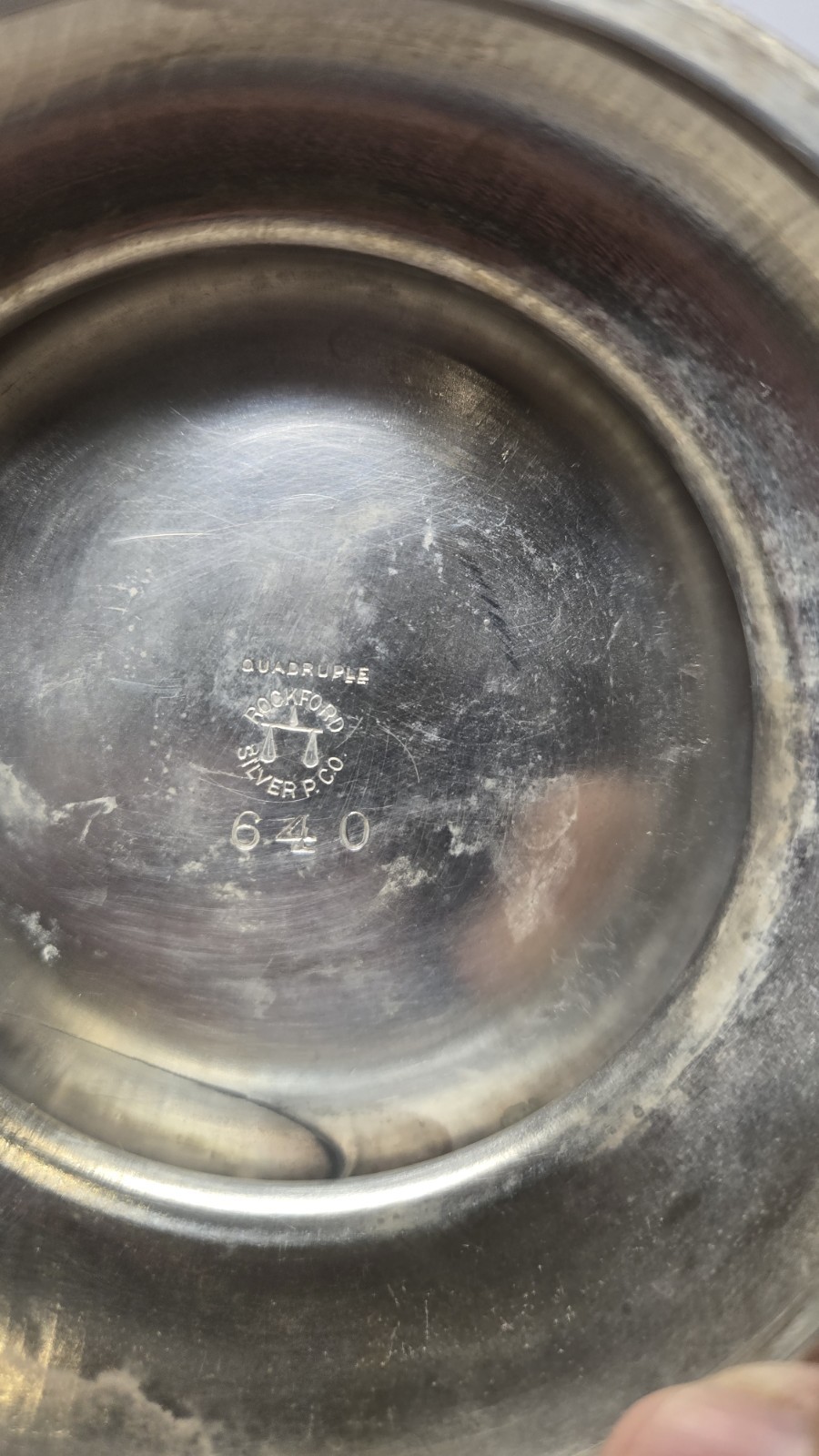 Victorian Blue Daisy Button Pickle Castor