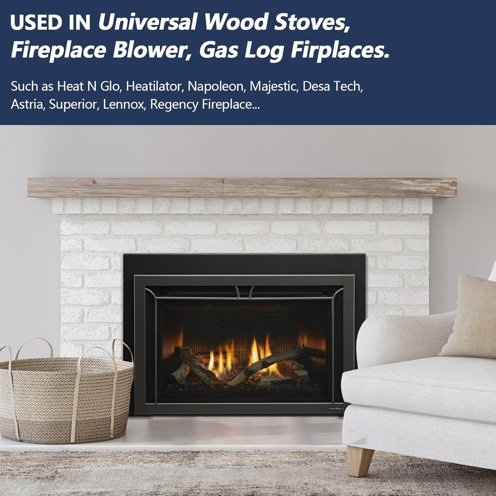 Fireplace Thermostat Rheostat Variable Speed Control Switch Universal