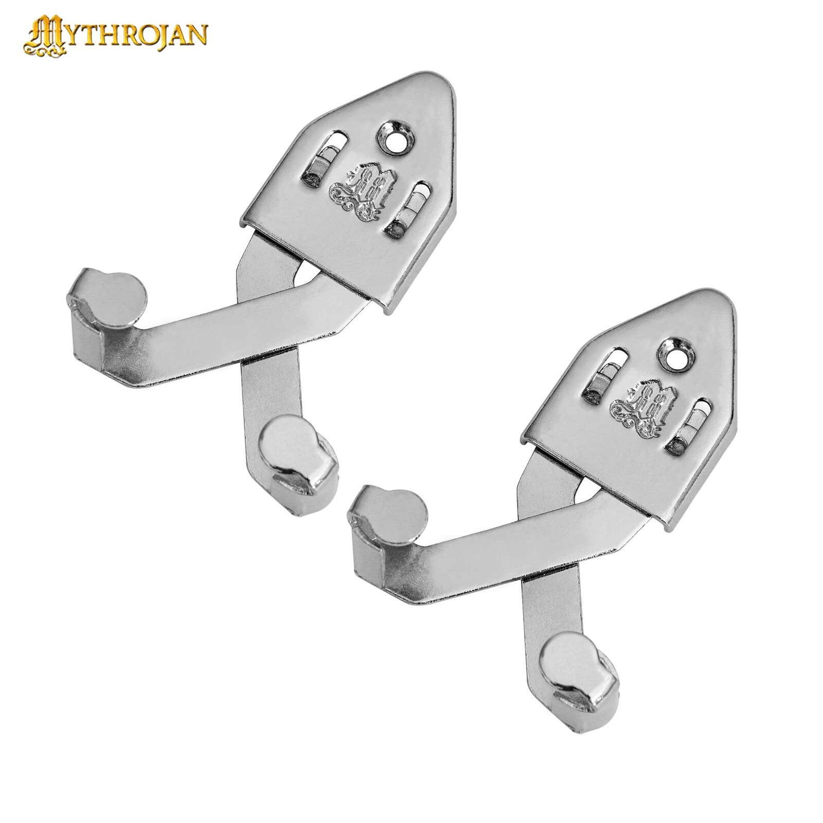 Universal Sword Bowie Knife Dagger Hanger Vertical Wall Mount Holder Set of 2