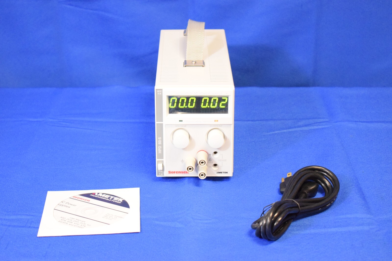 Sorensen HPD60-5 DC Power Supply, 60 V, 5 A, 300 W, Programmable