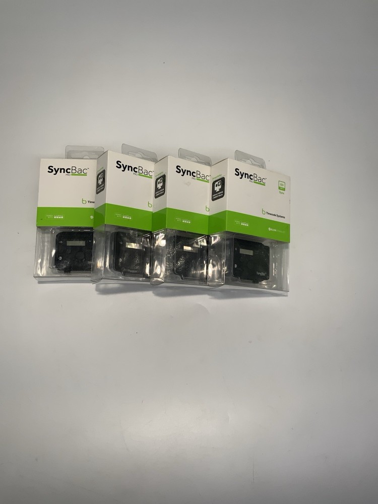 Lot of 4 - Timecode Systems SyncBac PRO USB-C for GoPro - Wireless TimeCode Sync