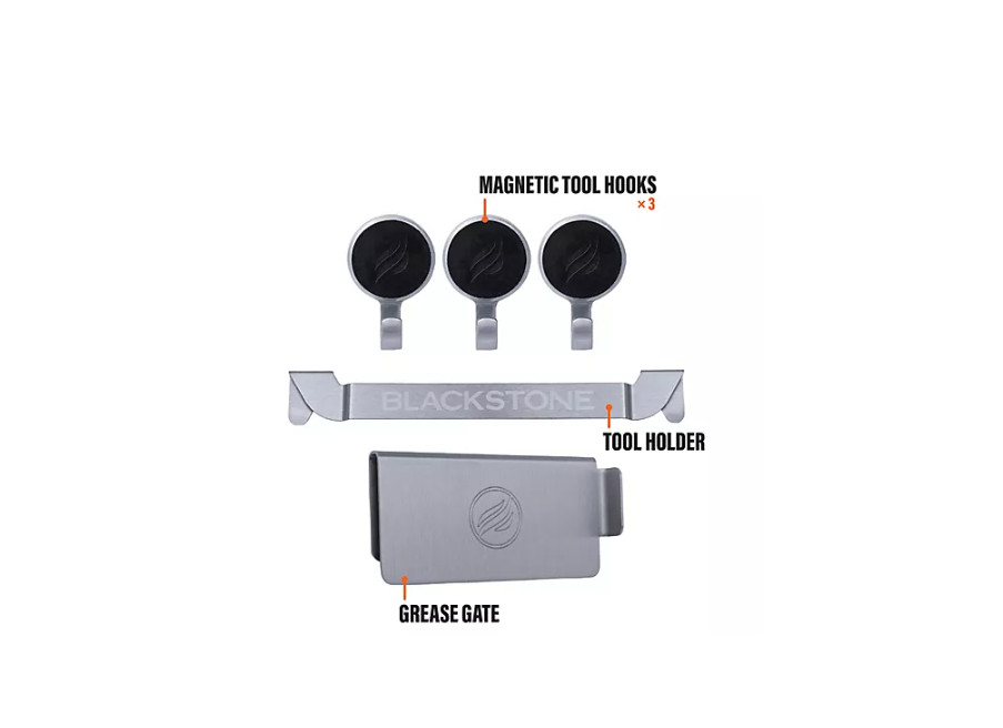 Blackstone 5-Pi ece Grease Gate and Tool Holde r Set