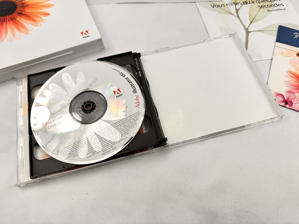 Adobe Illustrator CS 2-CD Set w/ Serial – Educational Version + Tutorial