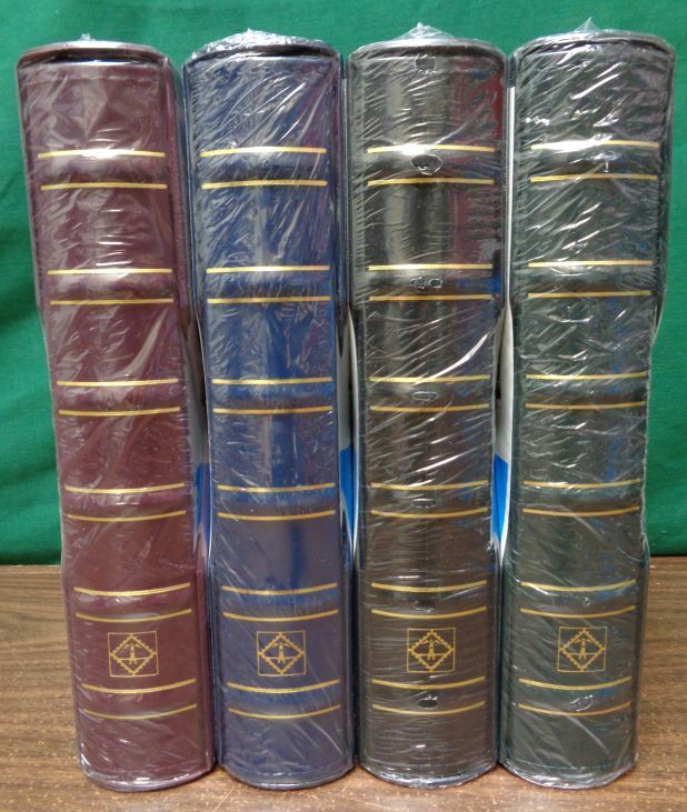 LIGHTHOUSE Vario Classic 4-ring binder & case for stamp collection pages NEW