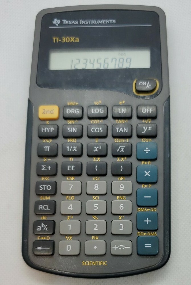Texas Instruments TI-30XA Scientific Calculator
