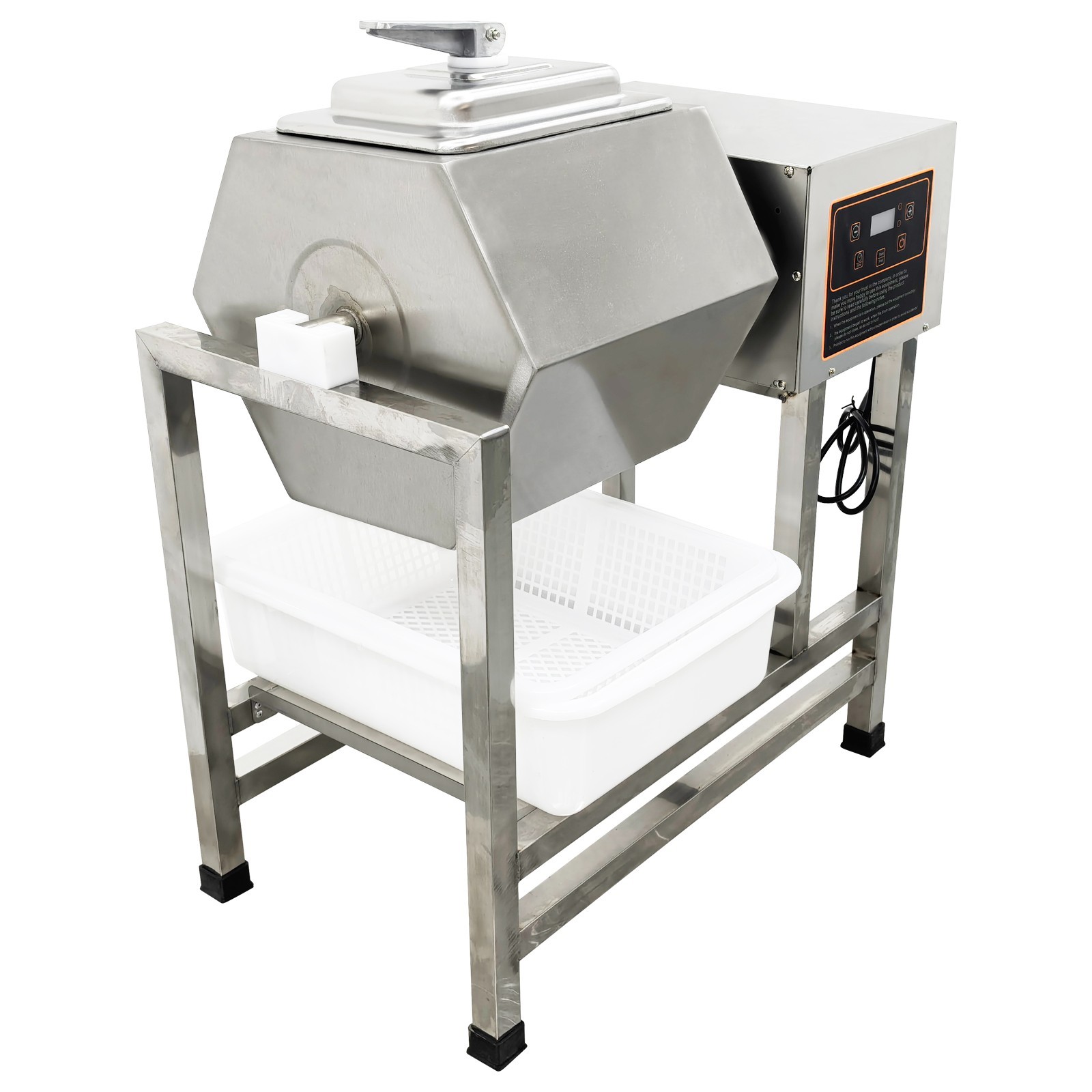 38L Commerical Chicken Marinating Machines Automatic Meat Tumbler Machine 110V