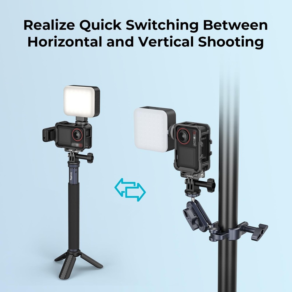 SMALLRIG Action 5 Pro 4 3 Cage for DJI, with Black