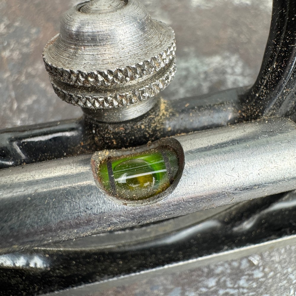 Vtg BATES Mfg Co. Reverse Protractor Head Combination Square - USA