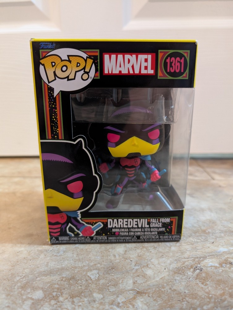 Funko Pop! Vinyl: Marvel - Daredevil Fall From Grace (Black Light) Target Exclus